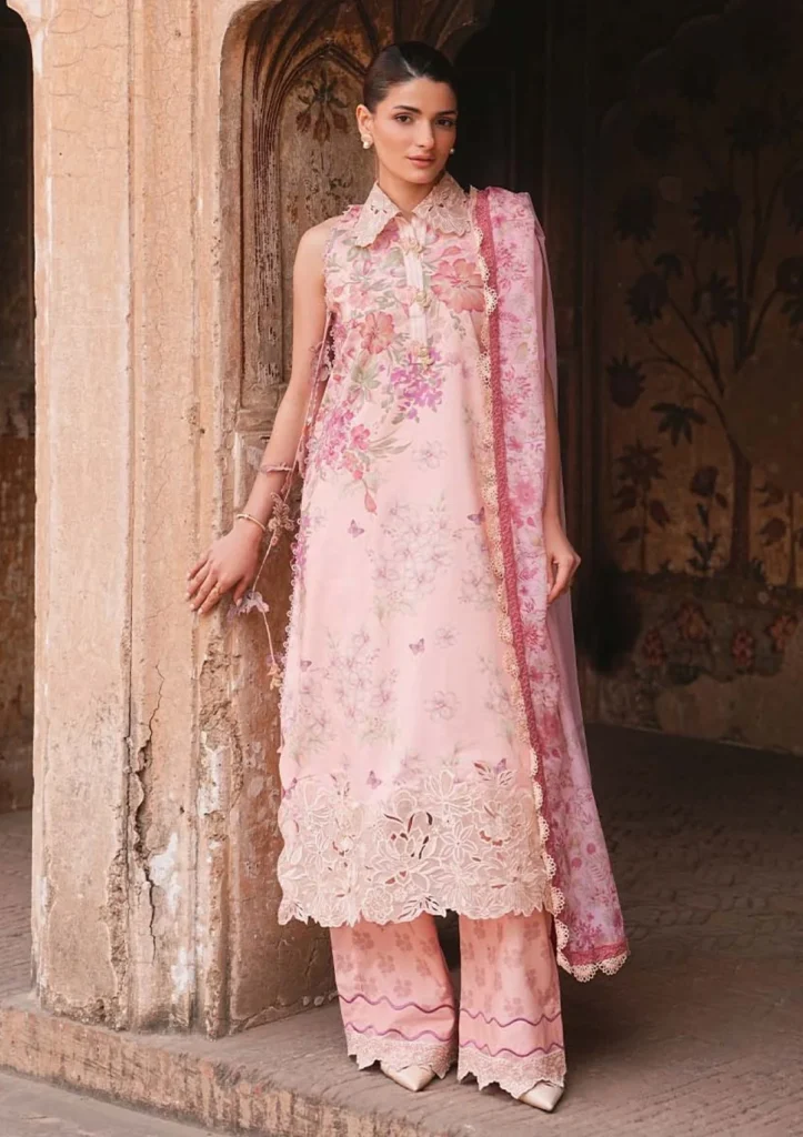 Zarqash Luxe Lawn Eid Edit '26 | ZQL007 | Unstitched 3-Piece