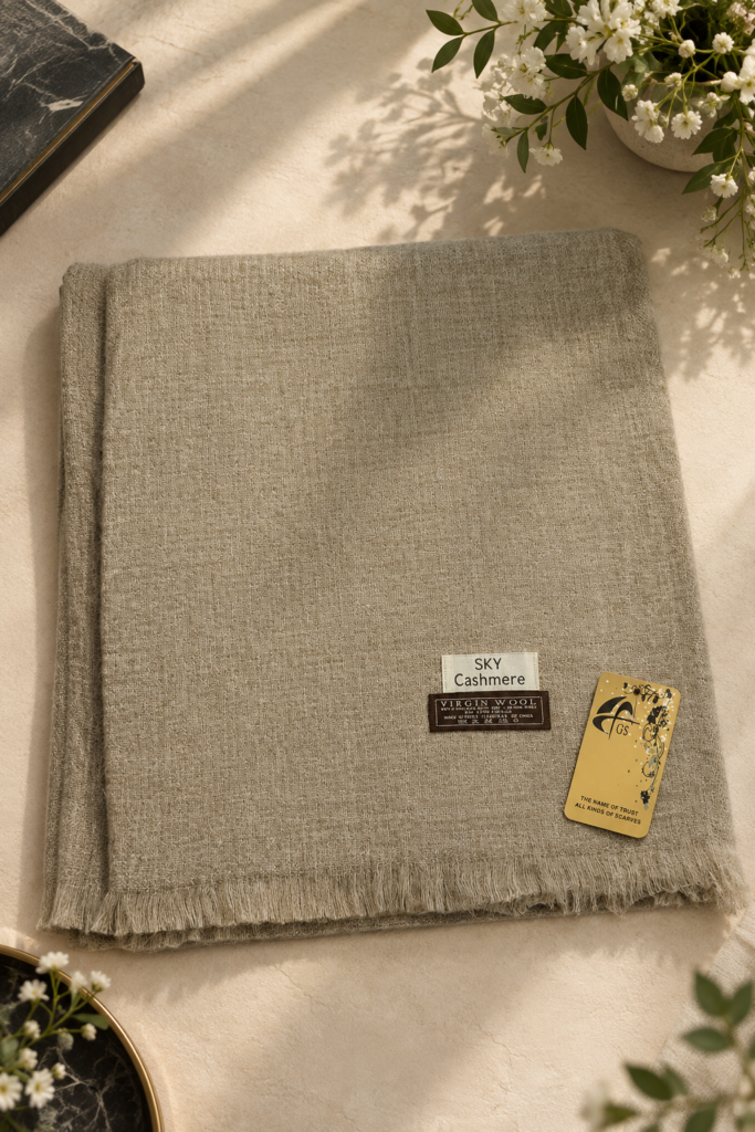 SKY Cashmere – Premium Virgin Wool Shawl