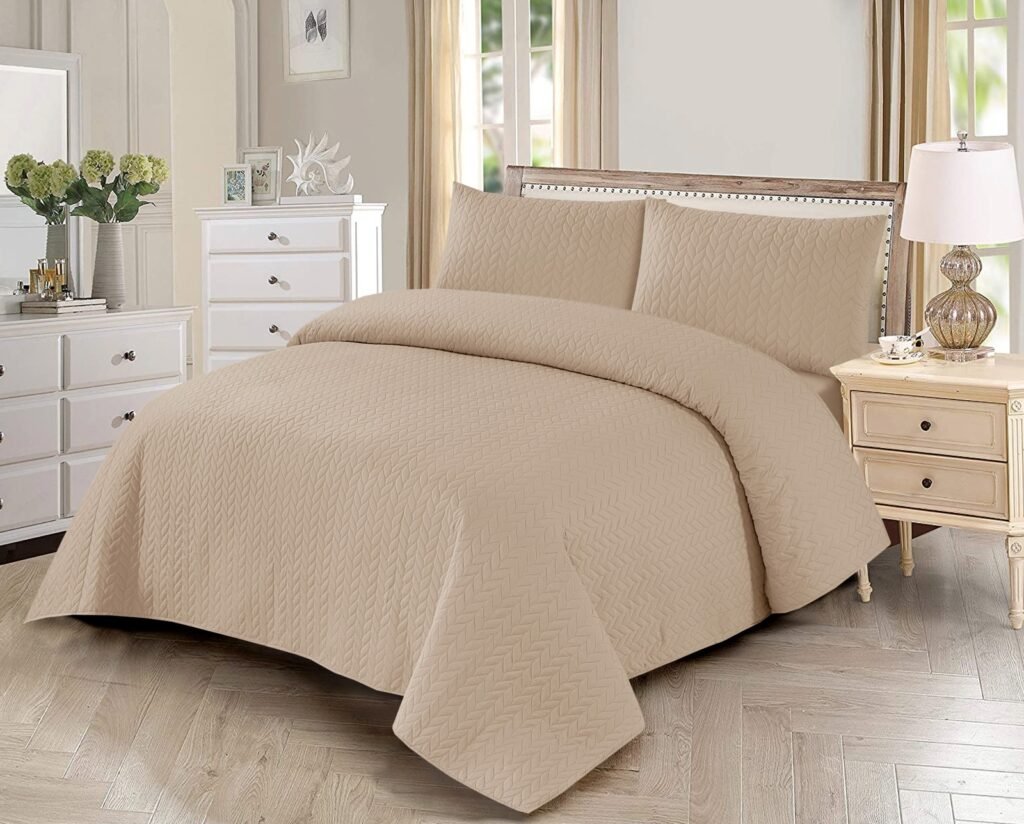 Quilted Bedspread – 3 Piece Set
