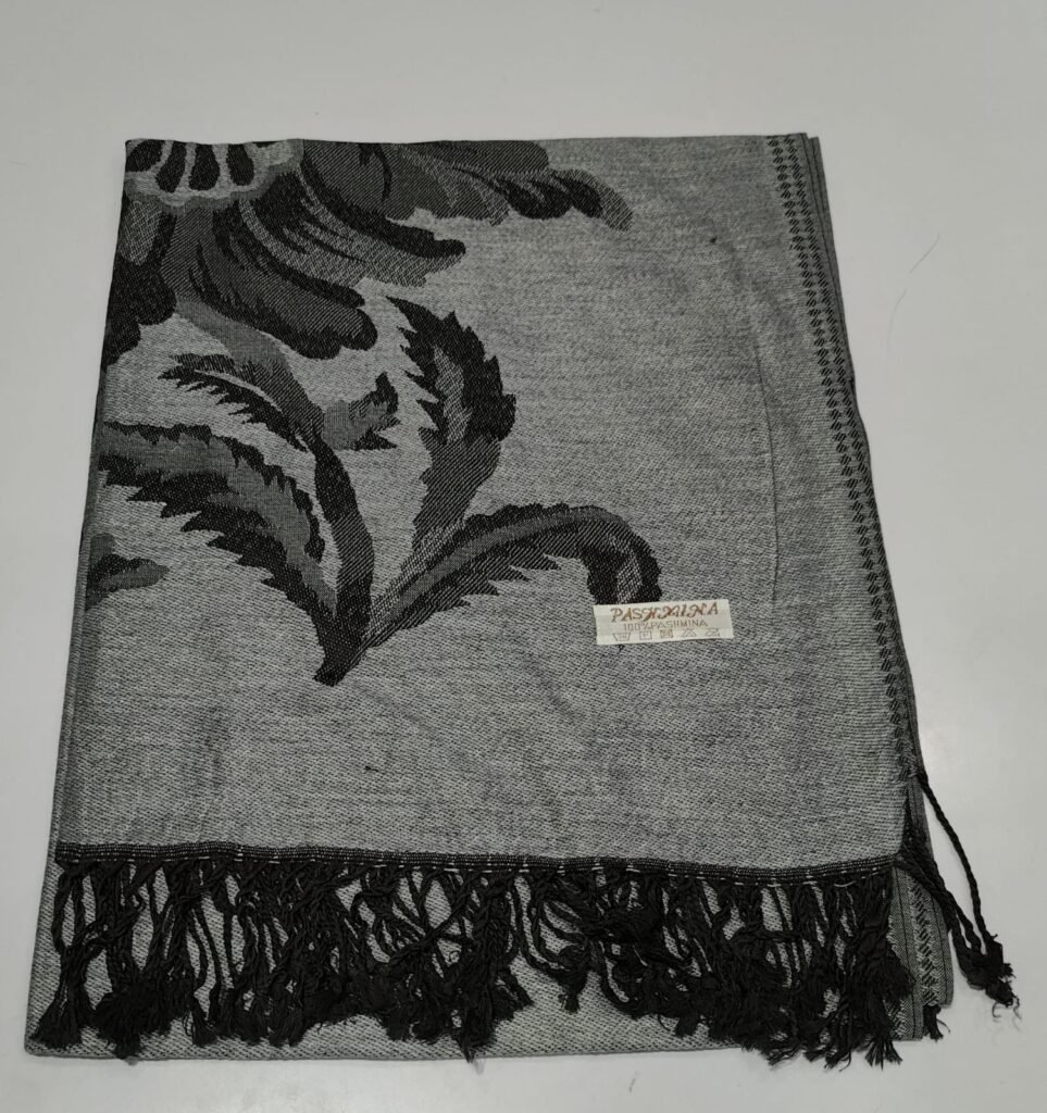 100% Pashmina Floral Print Stole