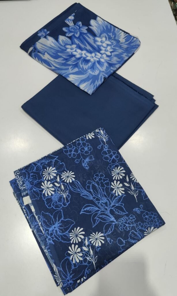 Zeenia Lawn Collection – 3 Piece Unstitched Printed Lawn Suit with Lawn Dupatta & Trouser