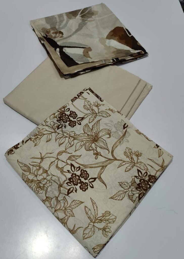 Zeenia Lawn Collection – 3 Piece Unstitched Printed Lawn Suit with Lawn Dupatta & Trouser