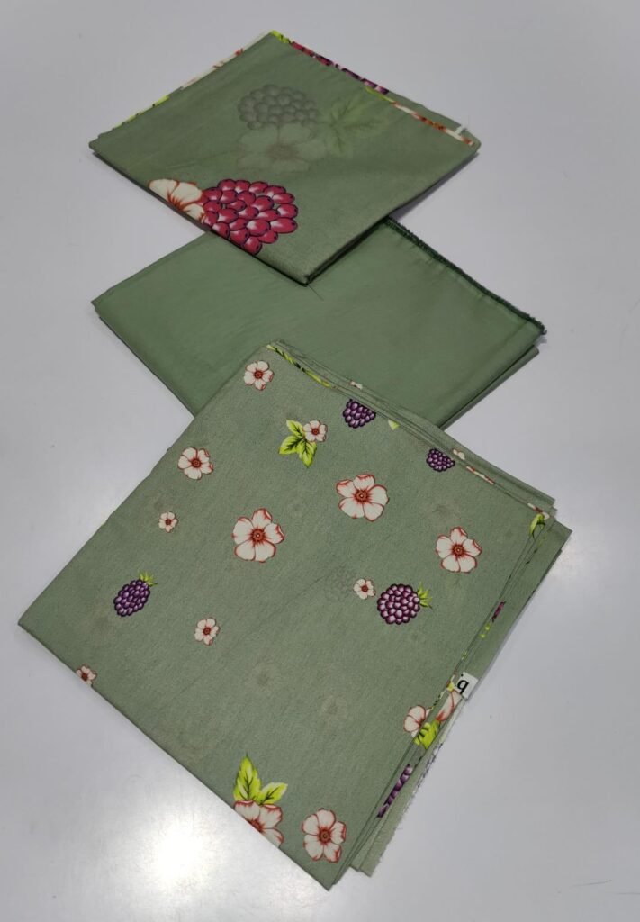 Zeenia Lawn Collection – 3 Piece Unstitched Printed Lawn Suit with Lawn Dupatta & Trouser