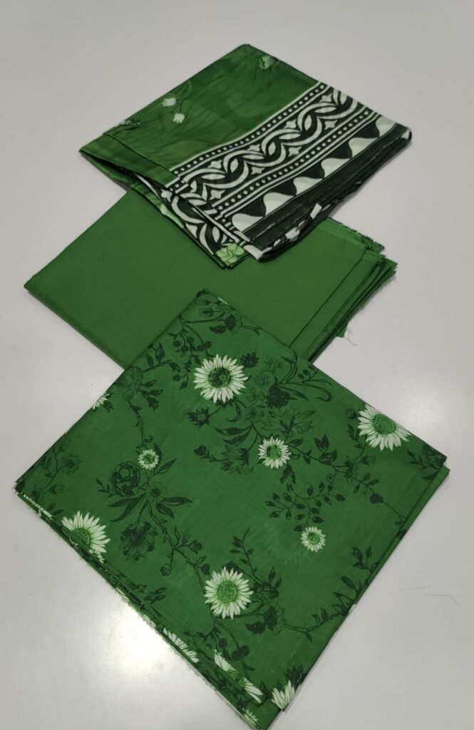 Zeenia Lawn Collection – 3 Piece Unstitched Printed Lawn Suit with Lawn Dupatta & Trouser