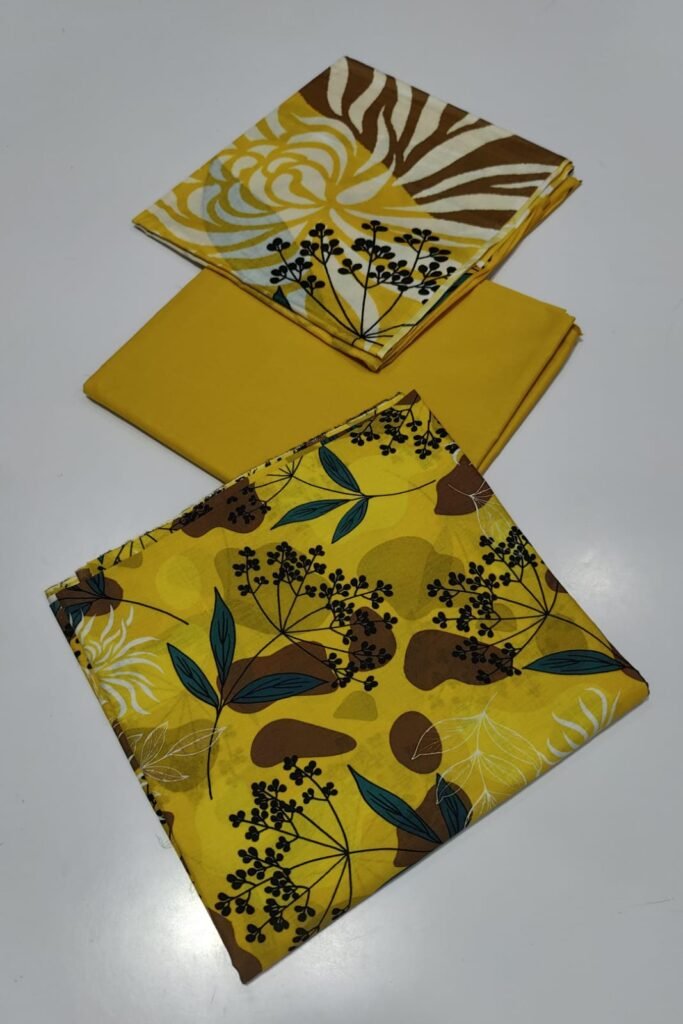 Zeenia Lawn Collection – 3 Piece Unstitched Printed Lawn Suit with Lawn Dupatta & Trouser