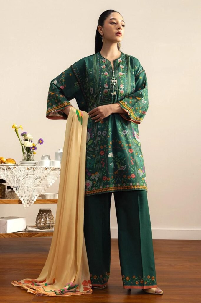 COCO by Zara Shahjahan Prints Drop One Unstitched 3-Piece Takara-7B