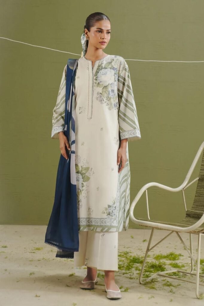 COCO by Zara Shahjahan Prints Drop One Unstitched 3-Piece Zeya-1B