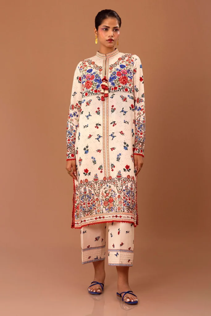 Sana Safinaz Unstitched Mahay Linen 2 Piece Suit