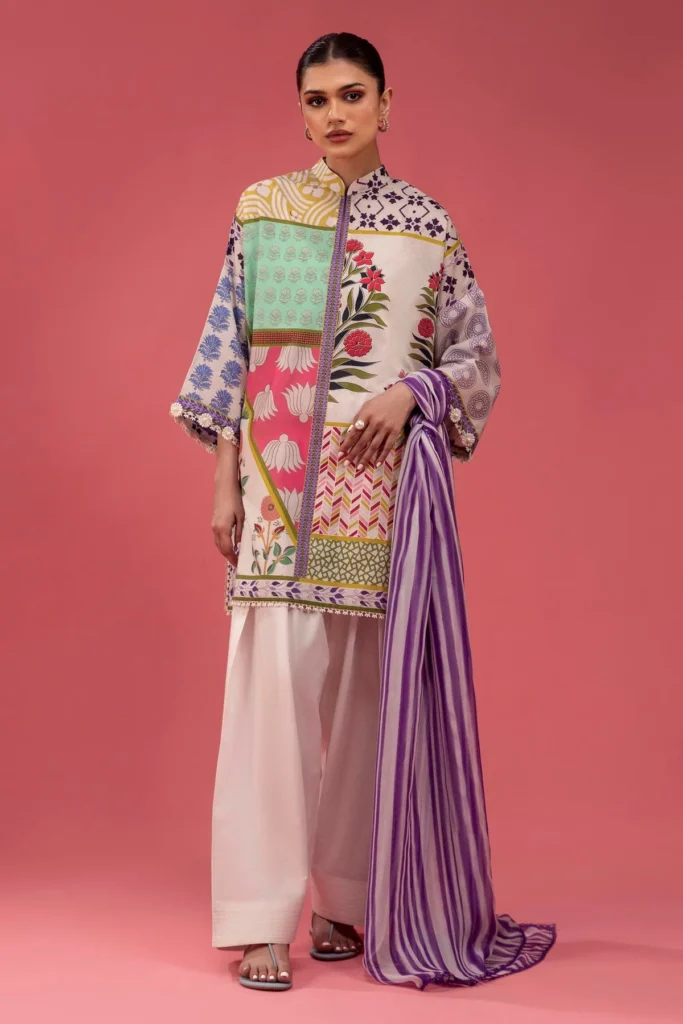 Sana Safinaz Unstitched Lawn 2 Piece Suit