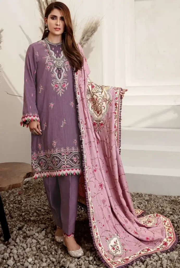 Noor By Sadia Asad D9- Mauve