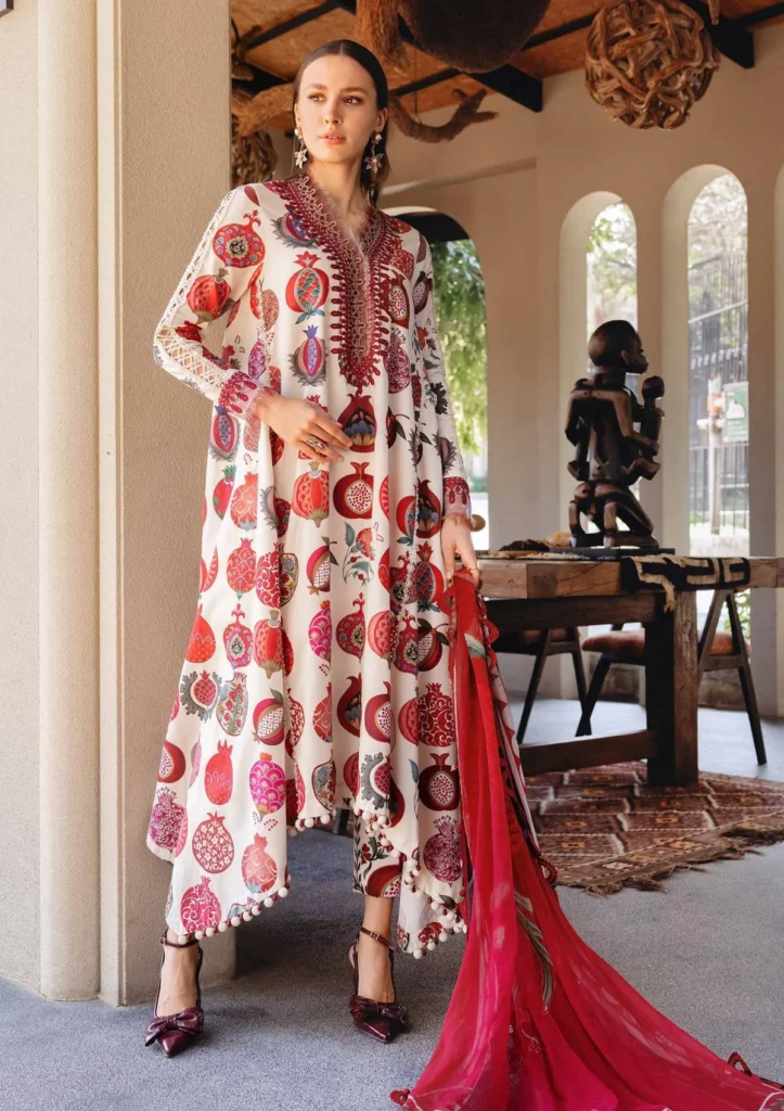 M.Prints Volume 29 Printed Lawn 3 Piece Suit 3A