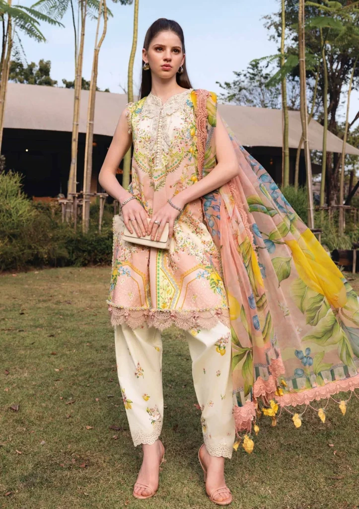 M.Prints Volume 29 Printed Lawn 3 Piece Suit 8A
