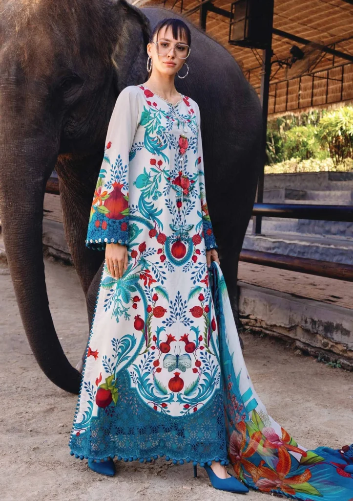 M.Prints Volume 29 Printed Lawn 3 Piece Suit 12A