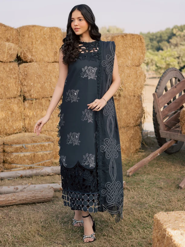 Parishay Summer Queen Lawn Collection'26 Vol 2 – SQ-14 | Embroidered 3 Piece Lawn Suit