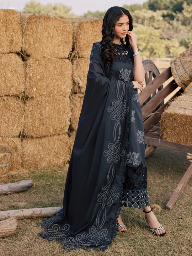 Parishay Summer Queen Lawn Collection'26 Vol 2 – SQ-14 | Embroidered 3 Piece Lawn Suit