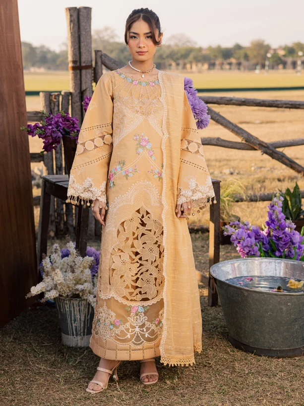Parishay Summer Queen Lawn Collection'26 Vol 2 – SQ-08 | Embroidered 3 Piece Lawn Suit