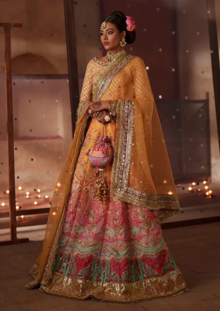 AJR Abbas Jamil Rajpoot Meharma Aab-E-Zar Unstitched Embroidered Silk Formal Suit ASE-26