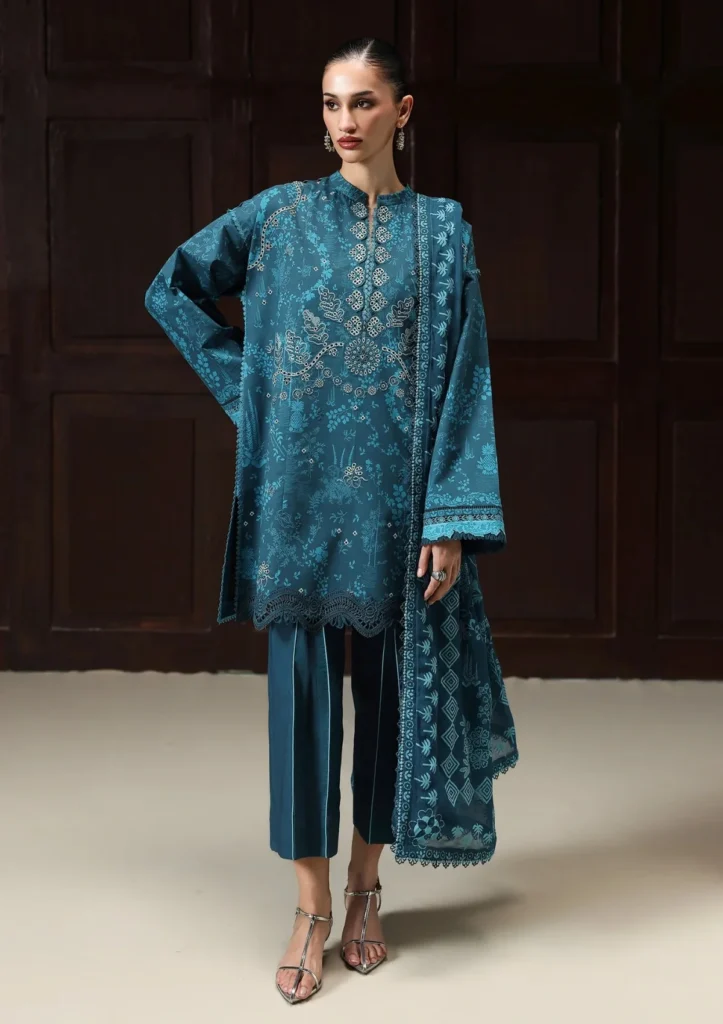 Qalamkar Qprints Drop II Alyra 3 Piece Unstitched Digital Printed Lawn Suit QQP-06-A