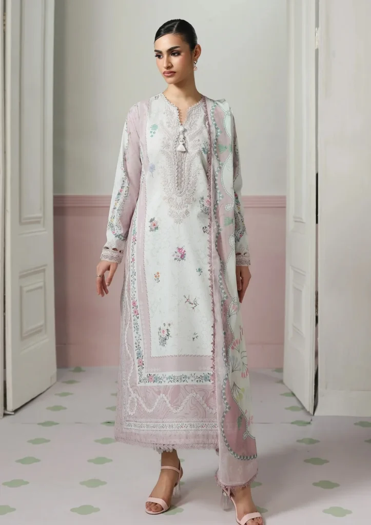 Qalamkar Qprints Drop II Minal 3 Piece Unstitched Digital Printed Lawn Suit QQP-05-A