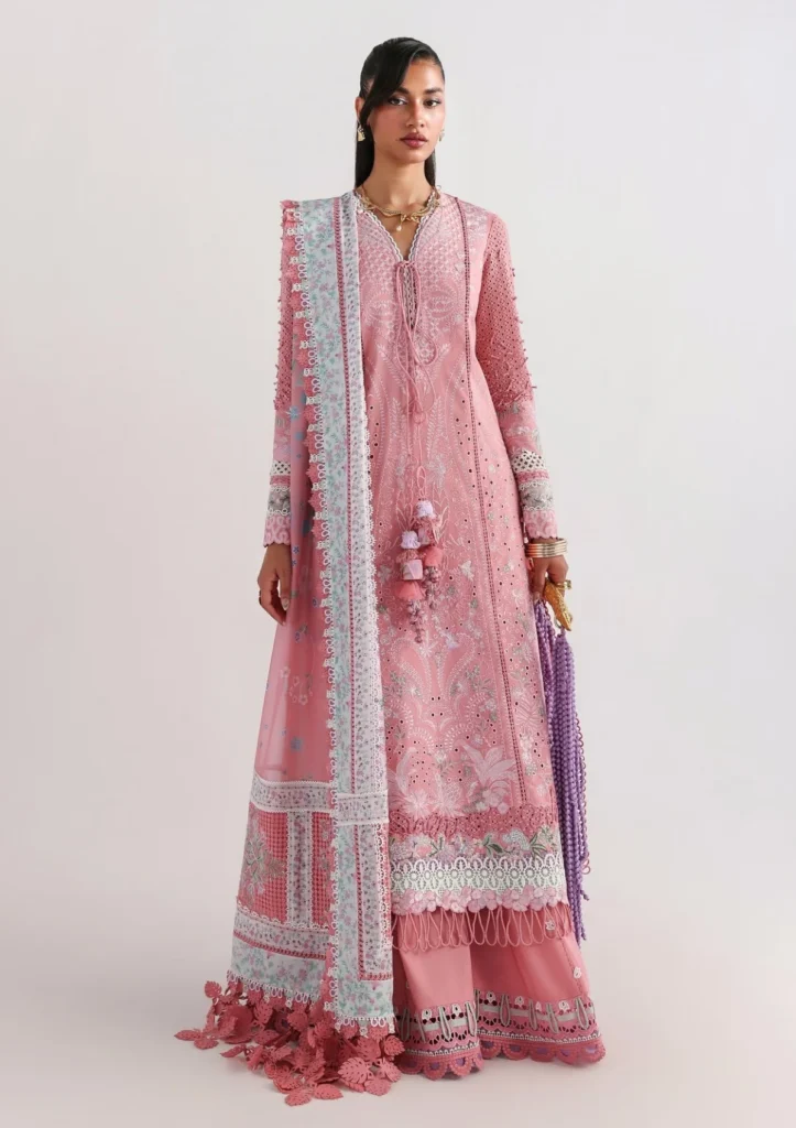 Suffuse Lawn Eid Kesira Embroidered Unstitched 3 Piece Suit