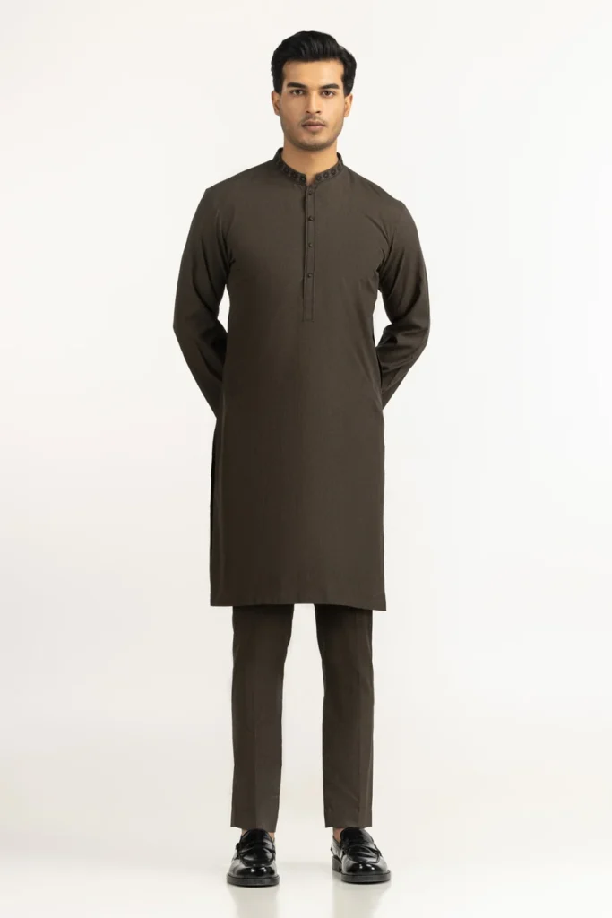 Gul Ahmed Regular Fit Embroidered Suit