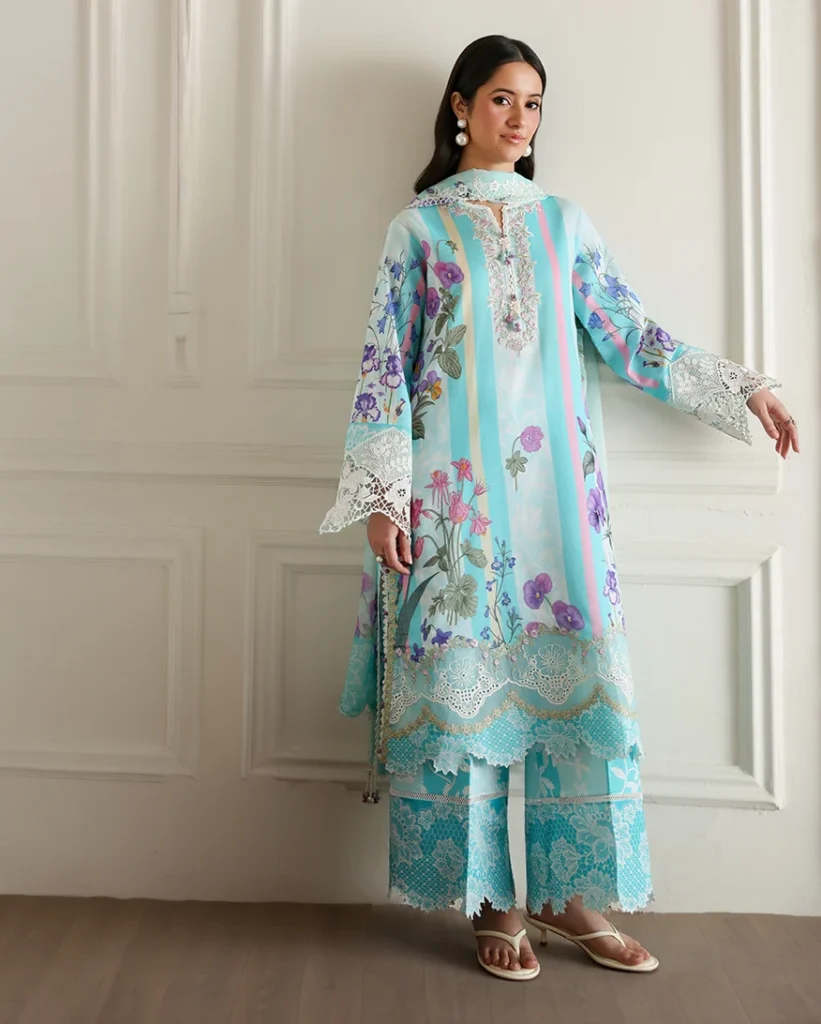 Roheenaz Sunbeam Story – Unstitched Printed & Embroidered Lawn 3 Piece Suit